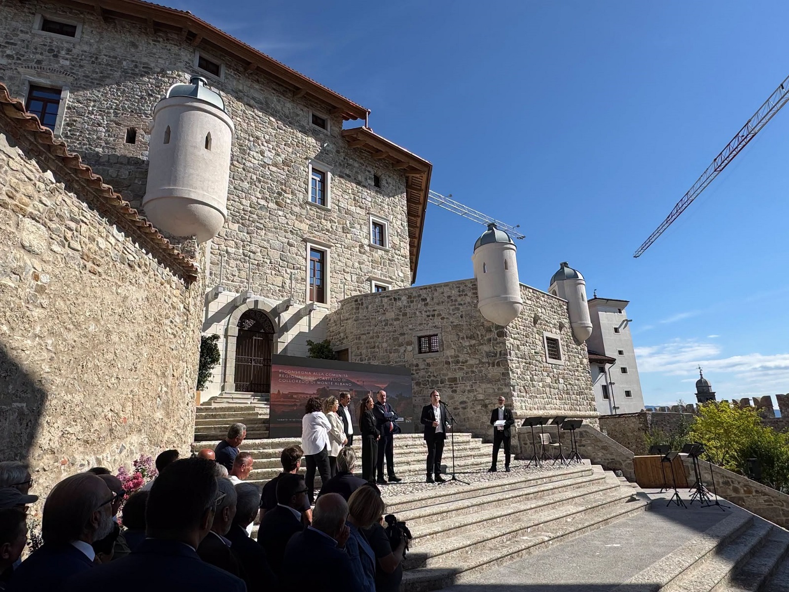 50 ANNI TERREMOTO. BORDIN: CASTELLO COLLOREDO SIMBOLO DI RINASCITA